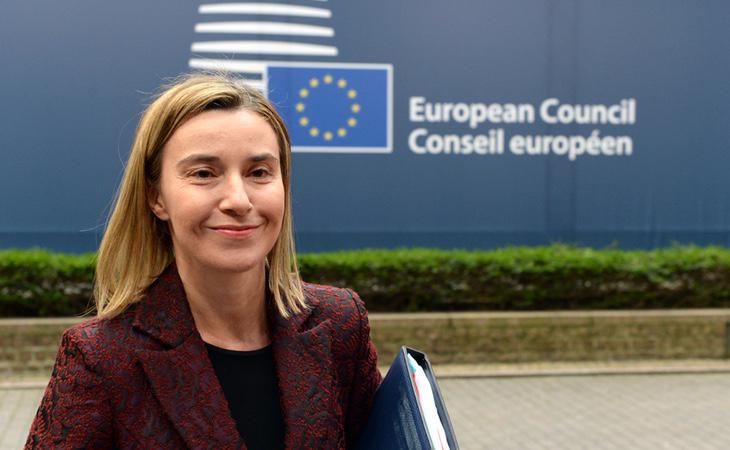 La responsable de Exteriores de la UE, Federica Mogherini