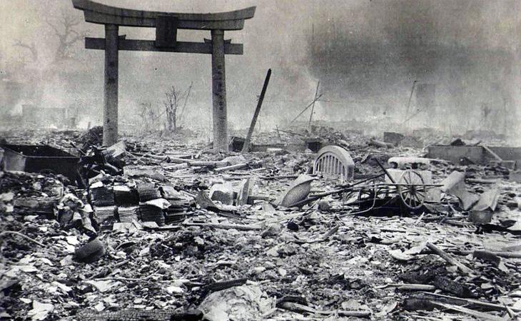 La ciudad japonesa de Hiroshima quedó prácticamente reducida a escombros durante la II Guerra Mundial
