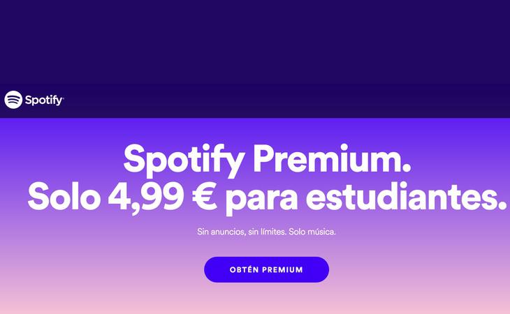 Spotify reduce a la mitad el coste de suscripción premium