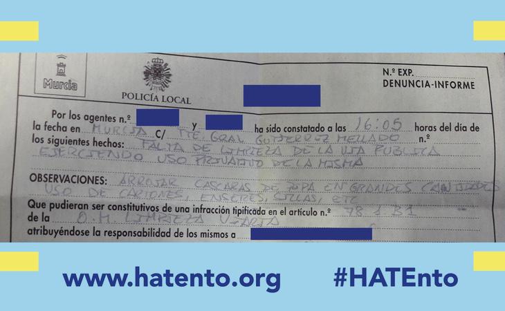Esta es la multa que recibió un sintecho por comer y dormir en la calle