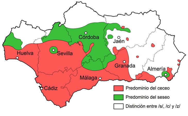 Variantes del dialecto andaluz