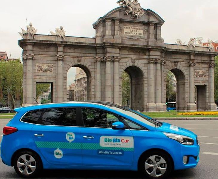 Dos conductores de Blablacar fueron multados con 4.000 euros en Madrid por no contar con la autorización de las autoridades