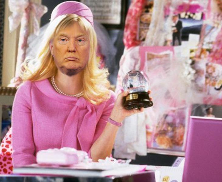 Donald Trump en 'Una rubia muy legal 3'