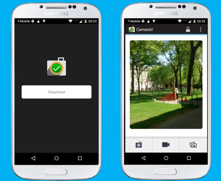 CameraV solo funciona en Android