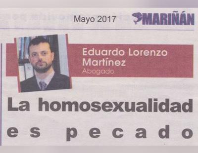 La homosexualidad es igual que el incesto para el secretario de la patronal gallega