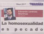 La homosexualidad es igual que el incesto para el secretario de la patronal gallega
