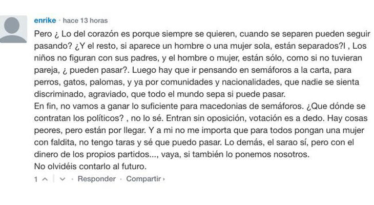 'Enrike', que no sabe escribir su propio nombre, nos demuestra que tampoco sabe escribir en general