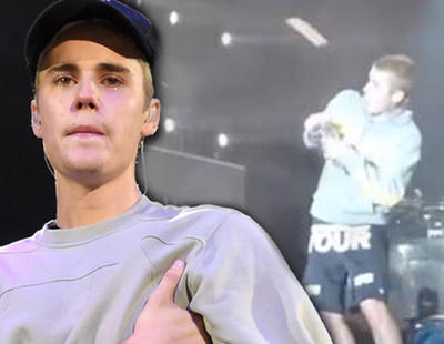 Justin Bieber se niega a cantar 'Despacito' y un fan le tira una botella a la cabeza