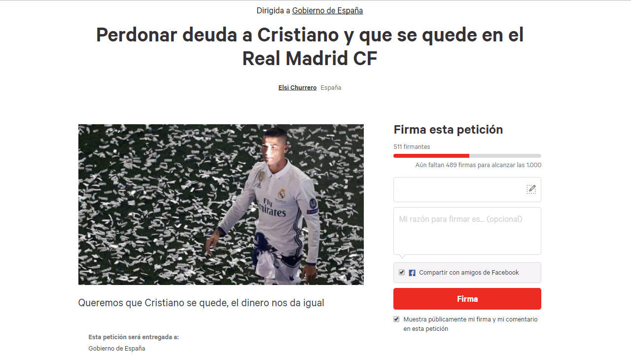 Amnistía fiscal para CR7