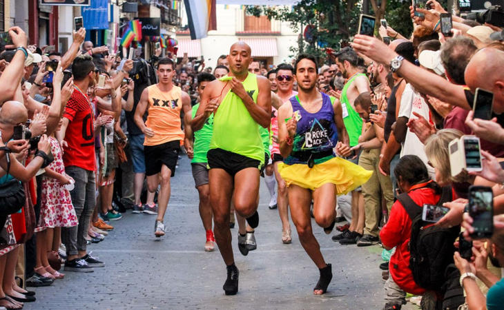 Carrera de tacones, uno de los grandes acontecimientos del World Pride