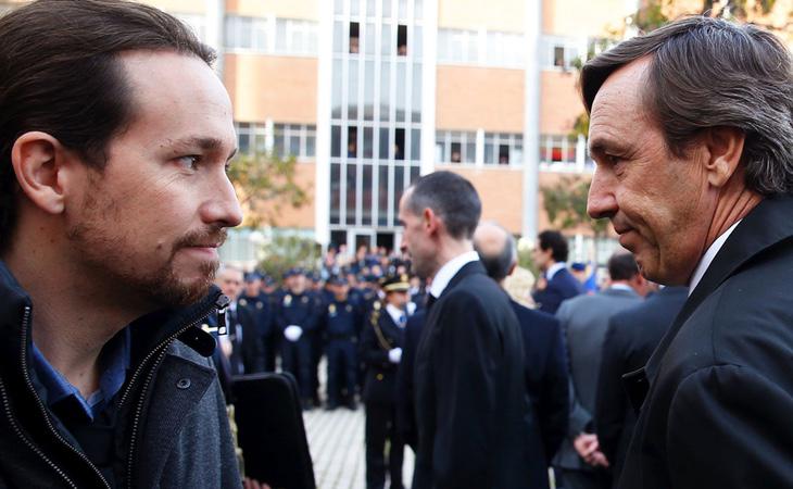 Rafa Hernando y Pablo Iglesias, en una fotografía de archivo