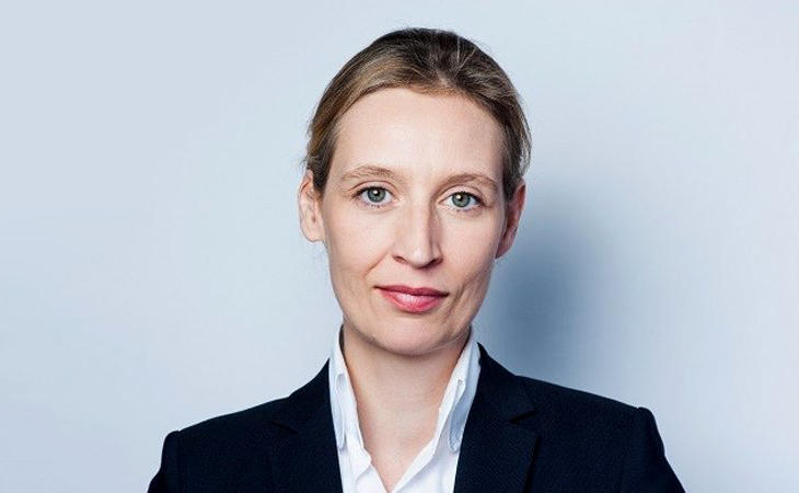 Alice Weidel, lesbiana y líder de un partido radical en contra del matrimonio homosexual