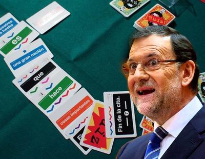 Lanzan un juego de cartas con las frases más legendarias de Rajoy