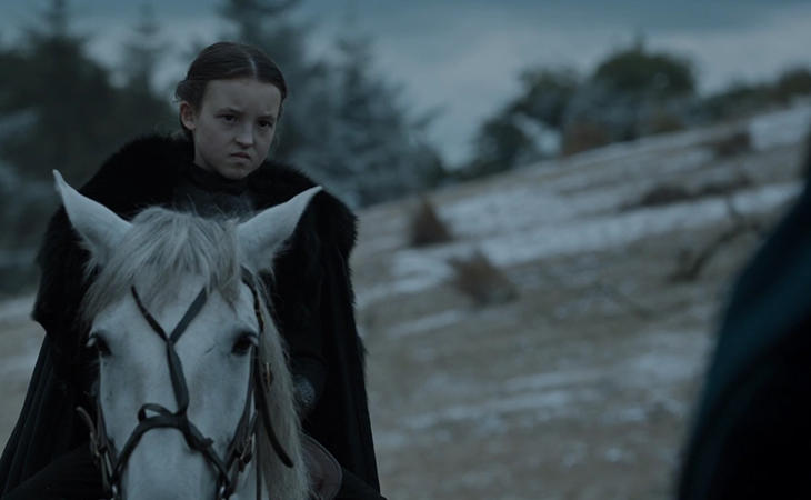 Lady Mormont, una robaescenas de manual