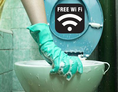 22.000 personas aceptan limpiar baños públicos a cambio de Wi-Fi