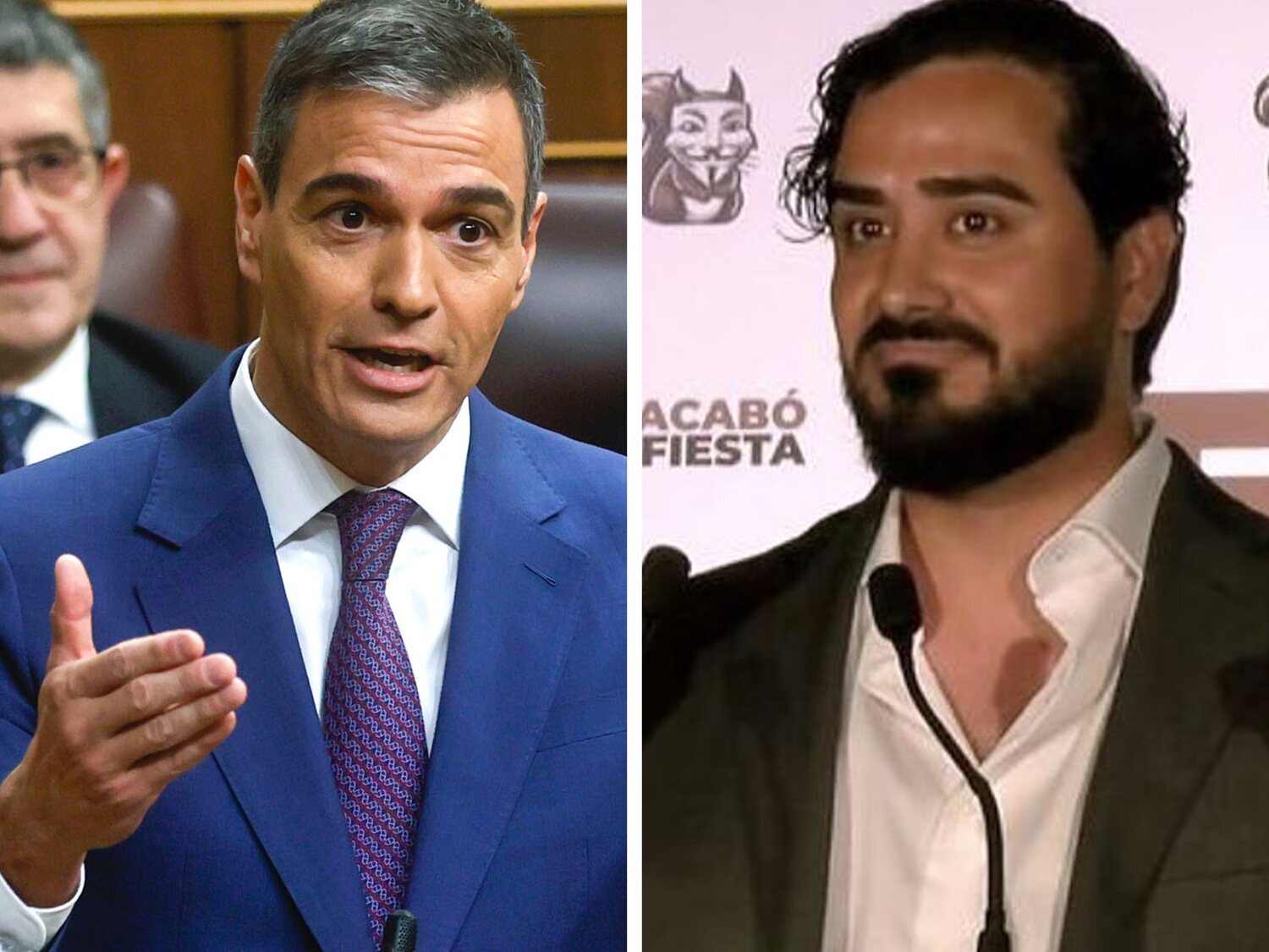 La Policía investigó a Alvise por difundir en su canal de Telegram la foto de una hija de Sánchez