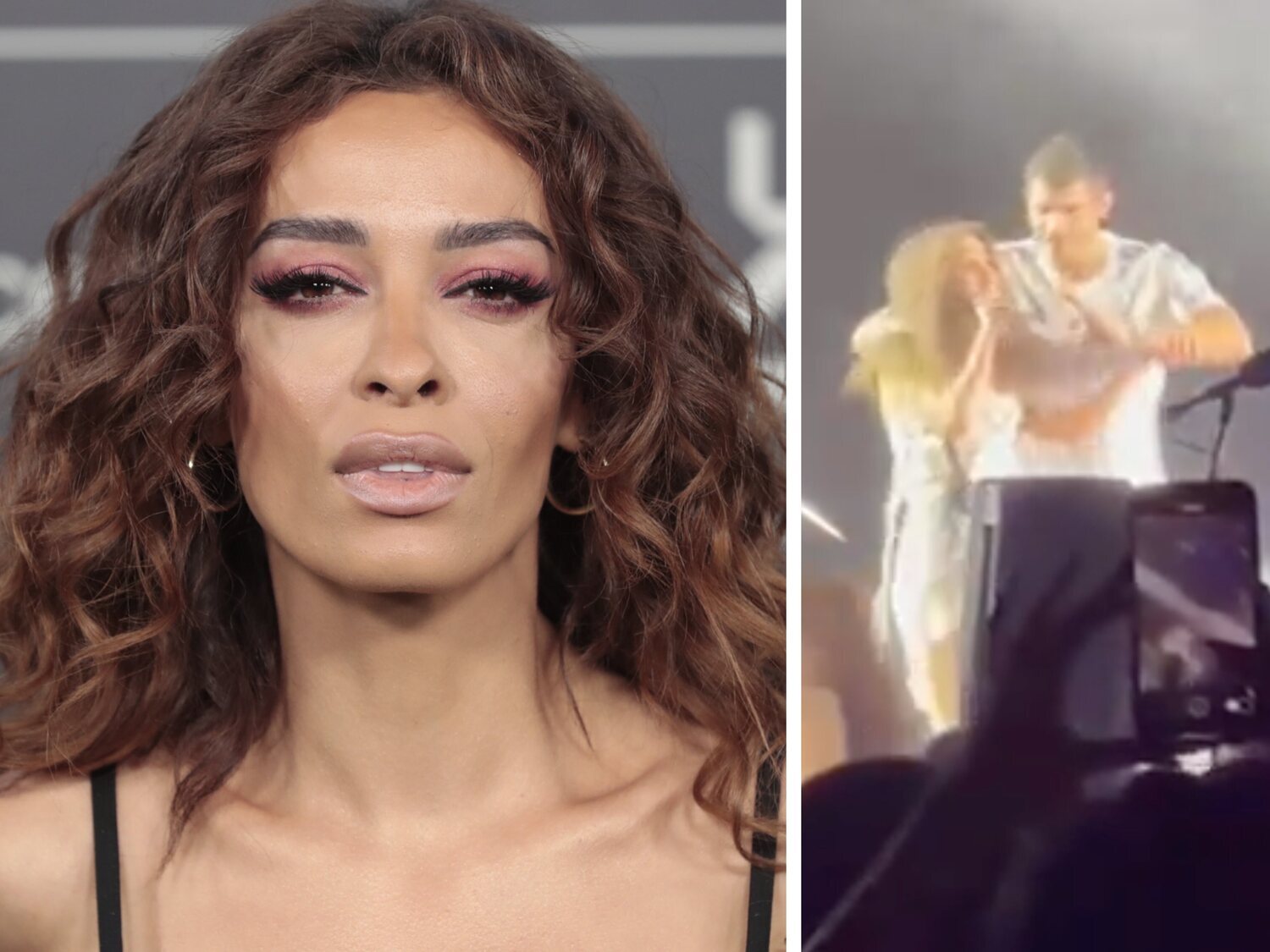 Eleni Foureira, acosada por el hijo de un multimillonario en pleno concierto