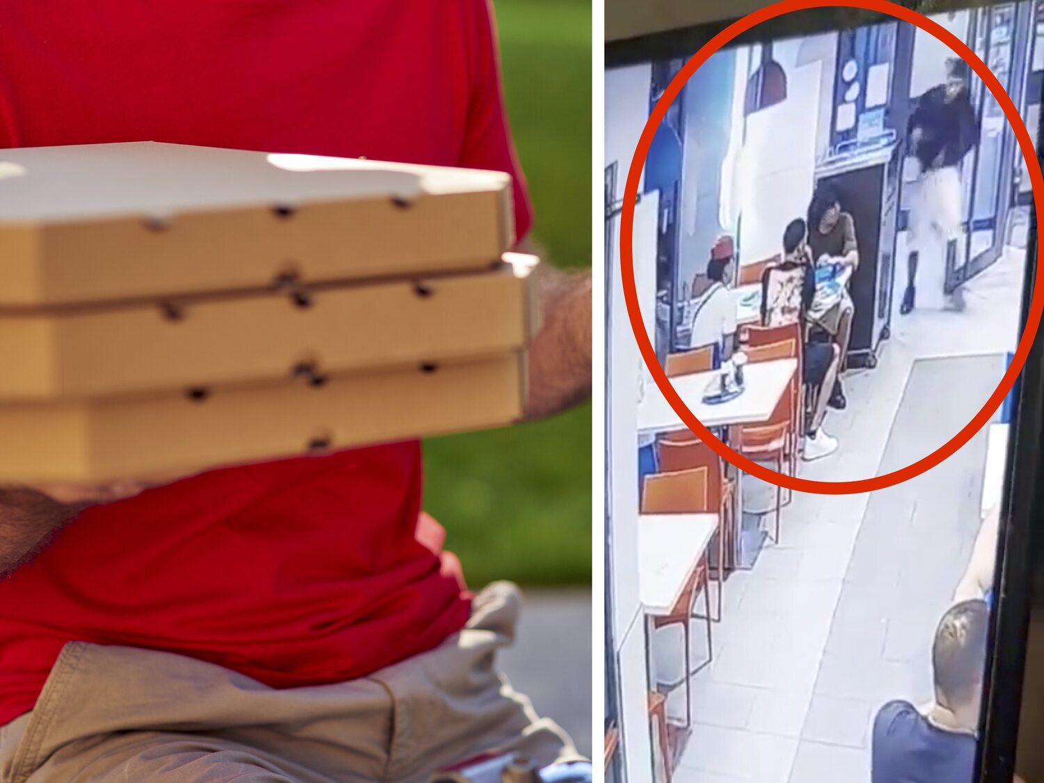 El brutal vídeo de un intento de asesinato en un Domino's Pizza en pleno centro de Madrid