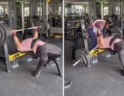 El aterrador momento en que un hombre queda atrapado bajo una barra de pesas