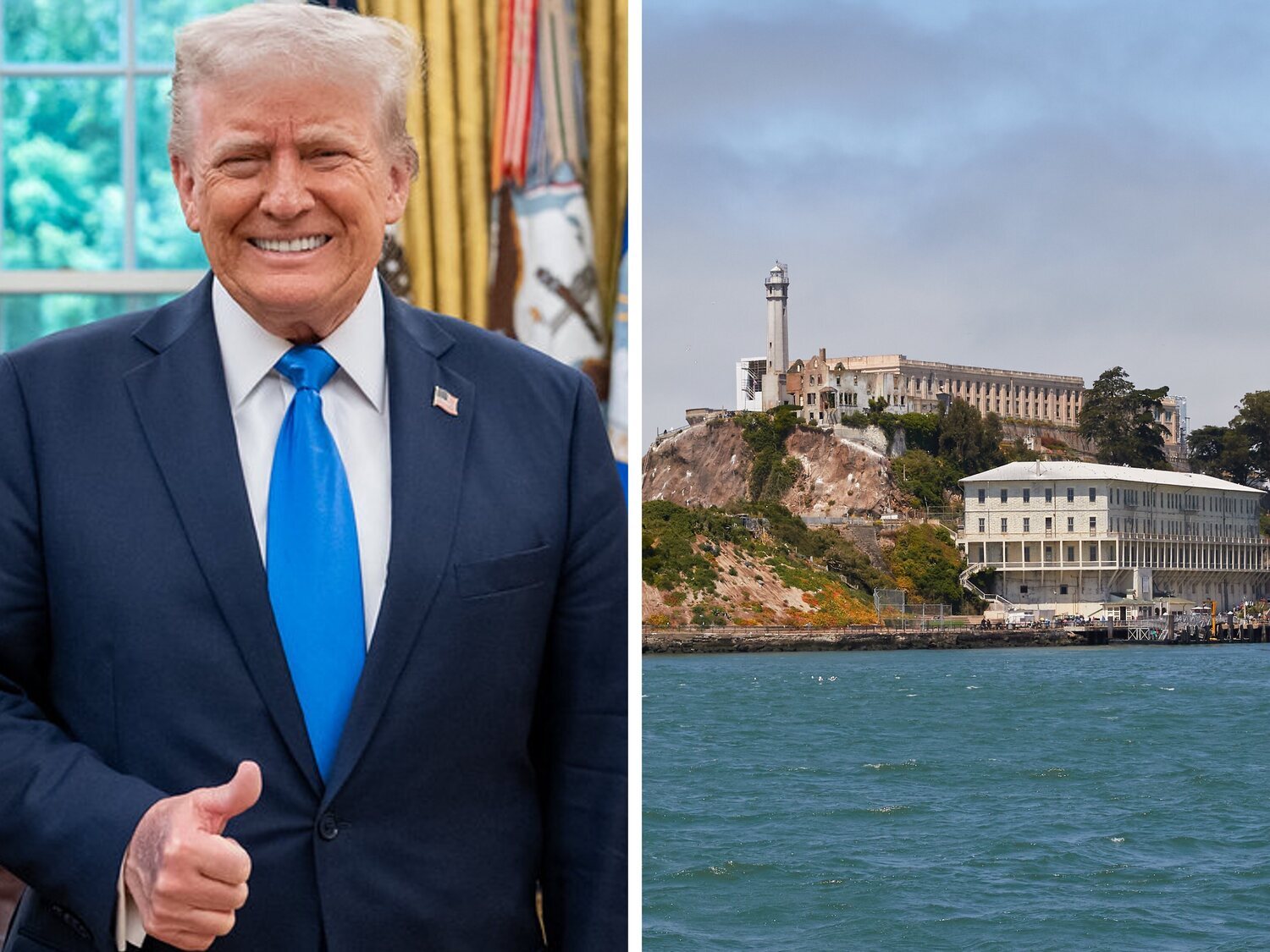 Trump reabre Alcatraz para encarcelar a los criminales más peligrosos del país