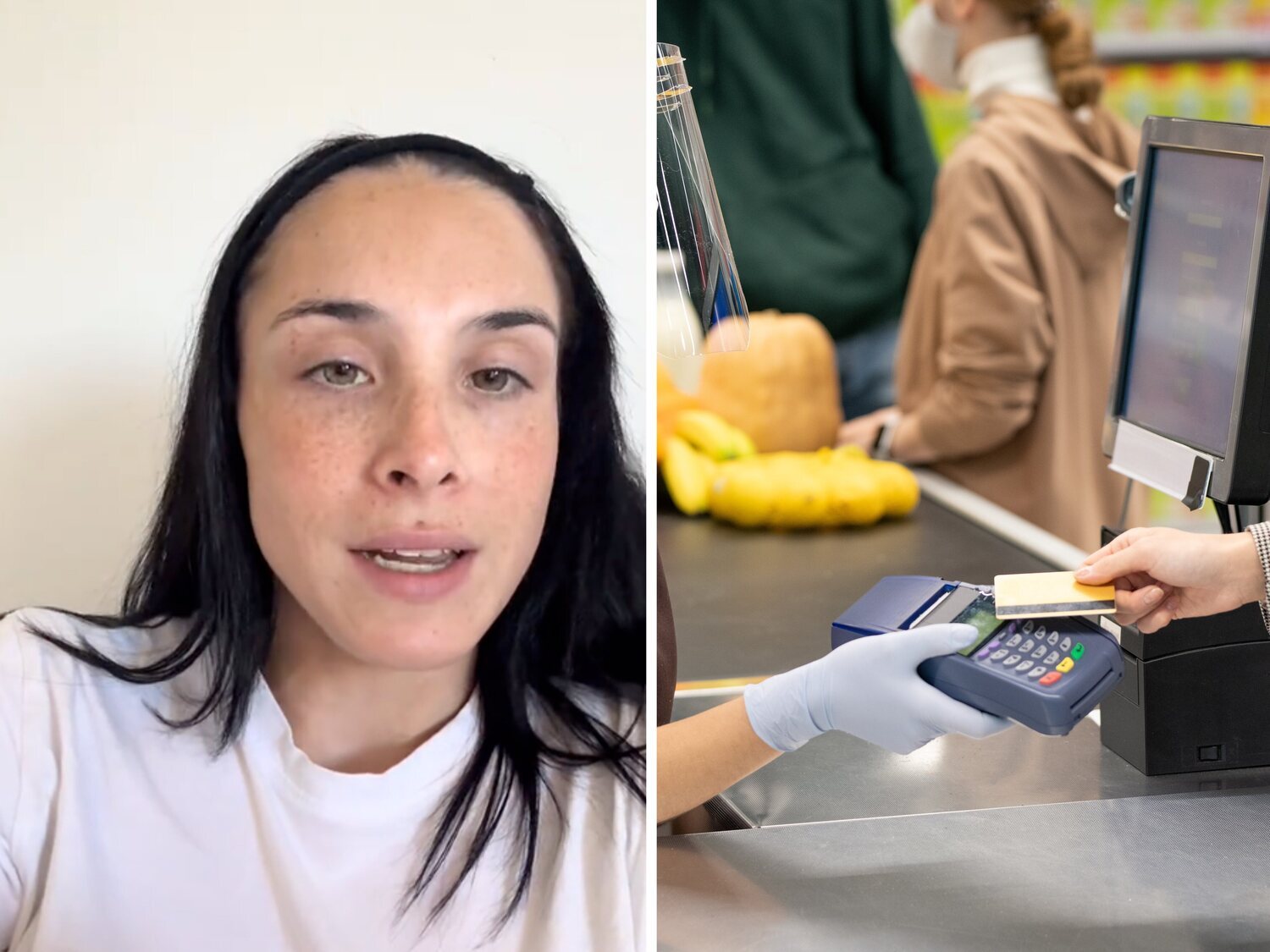Una influencer intenta pagar con monedas en el apagón y recibe una inesperada negativa