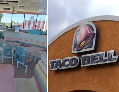 Se topa con un Taco Bell abandonado en 1995 y las redes estallan: "Cápsula de tiempo"