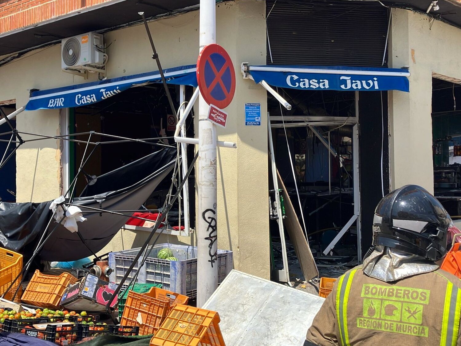 Una brutal explosión en Murcia deja una decena de heridos