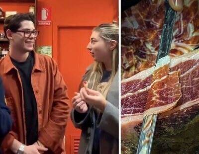 Tres estadounidenses prueban el jamón serrano por primera vez: su reacción sorprende