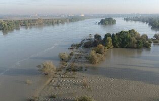 La Confederación Hidrográfica del Ebro alerta de desbordamientos por una DANA