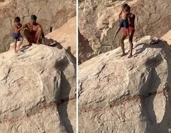 Un influencer arroja a su hijo desde un acantilado: "Quería darle una lección"
