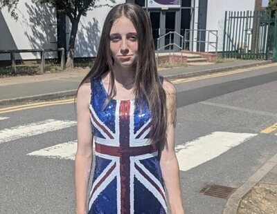 Expulsan a una niña de 12 años en Reino Unido por llevar un vestido con su bandera