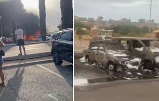 Por qué hubo un incendio en el centro comercial Xanadú de Madrid: vehículos en llamas