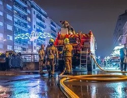 Muere un hombre por una explosión con incendio en una vivienda de Valencia
