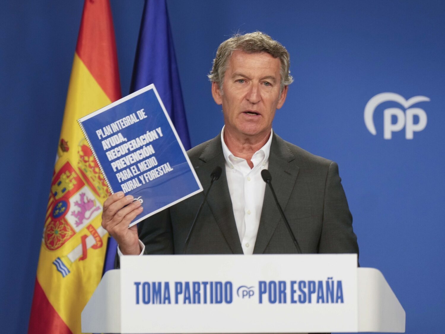 El PP elabora un Plan contra incendios y se le cuela la chuleta a Feijóo