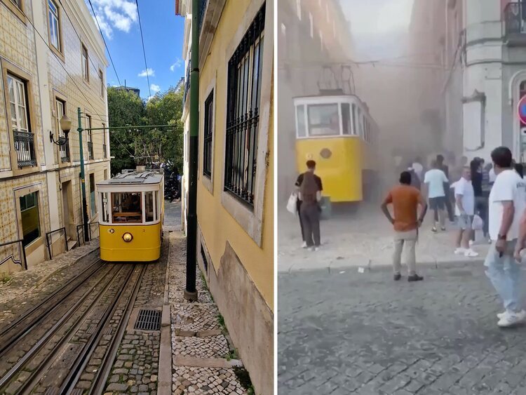 ¿Por qué un funicular en Lisboa ha descarrilado y chocado contra un edificio?