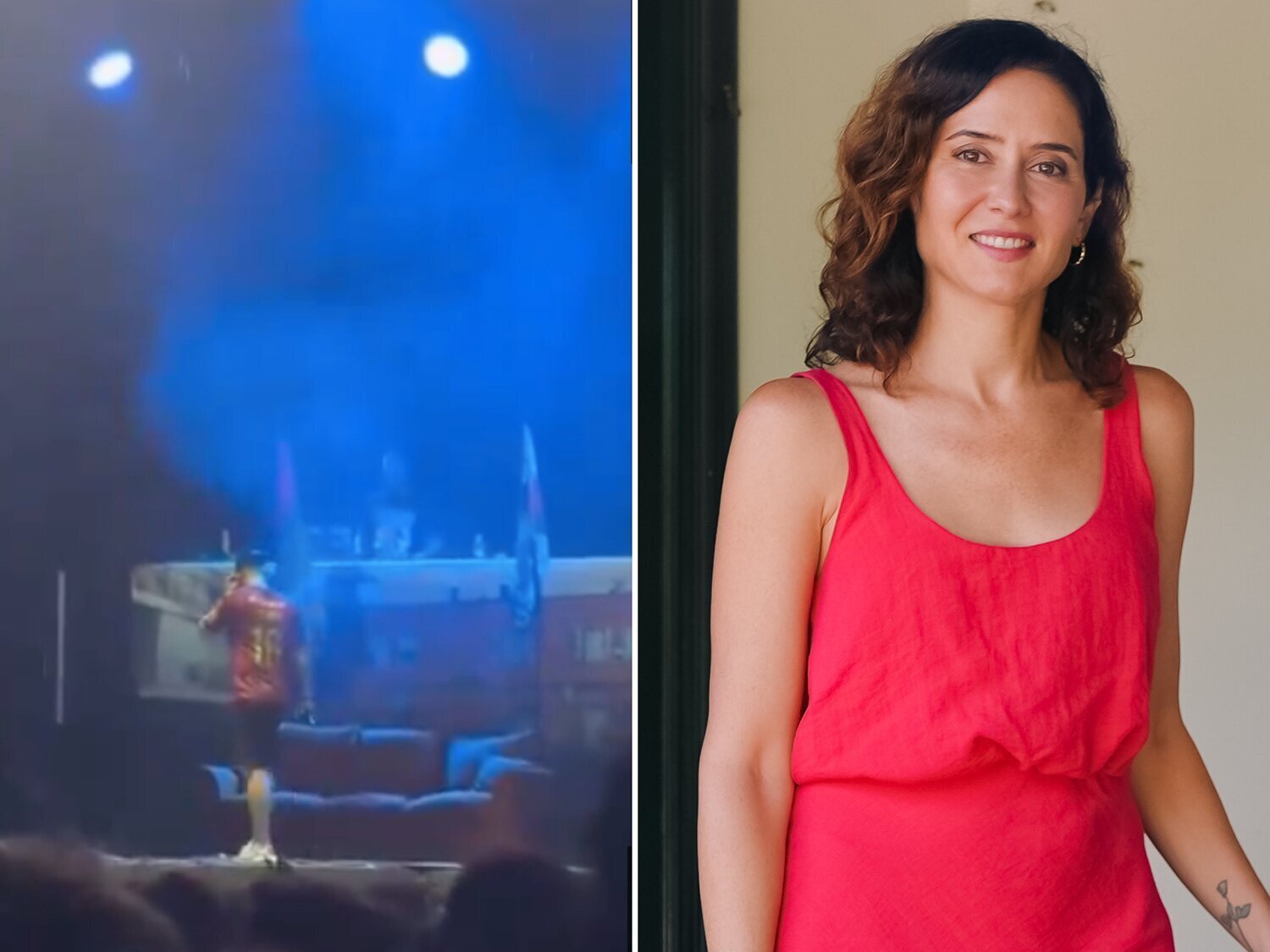 Miles de personas lanzan cánticos de "Ayuso me gusta la fruta" en las fiestas de Alcorcón