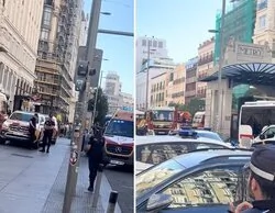 Caos en Madrid: un detenido por amenazar con una explosión en plena Gran Vía