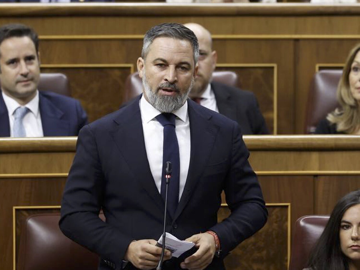 VOX se marcha del minuto de silencio en el Congreso por el genocidio de Israel en Gaza
