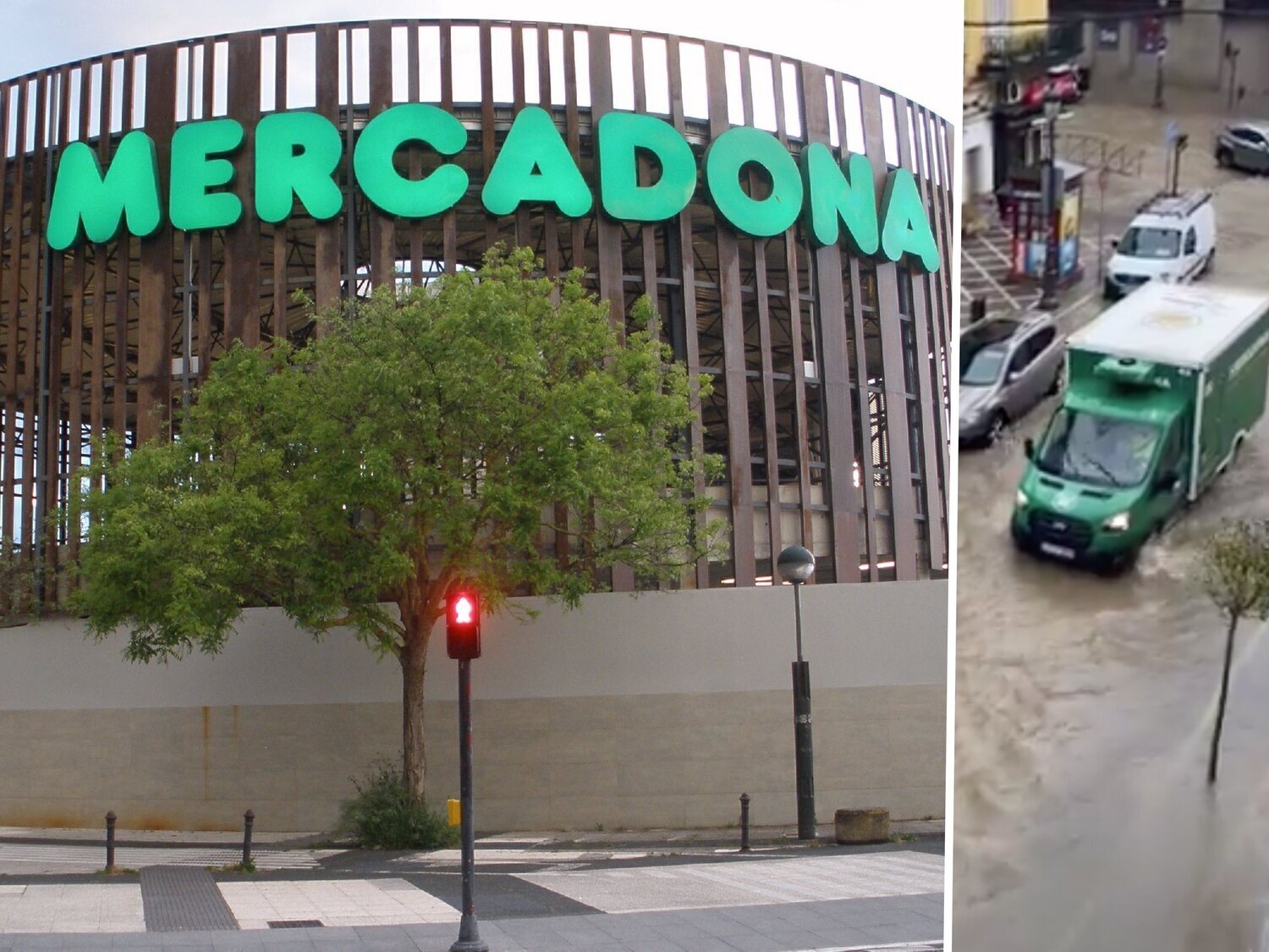 Críticas a Mercadona por abrir supermercados en Valencia en plena alerta roja por temporal