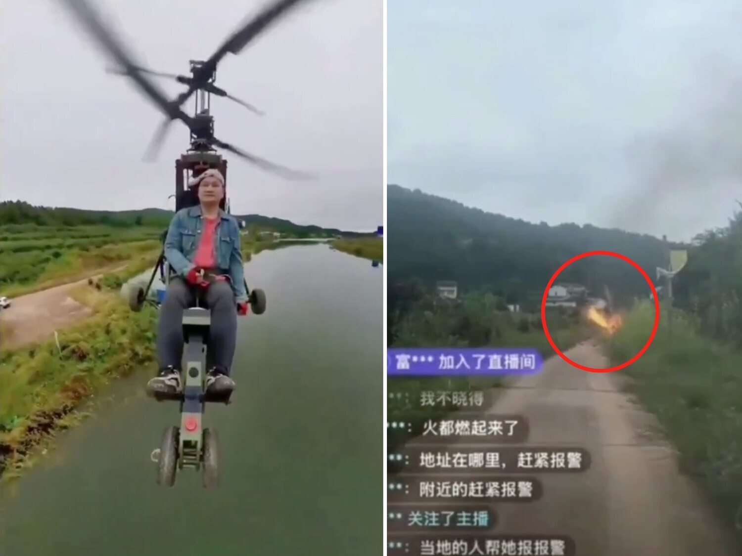 Graban y cuelgan en internet la brutal muerte del influencer Tang Feiji: en pleno directo