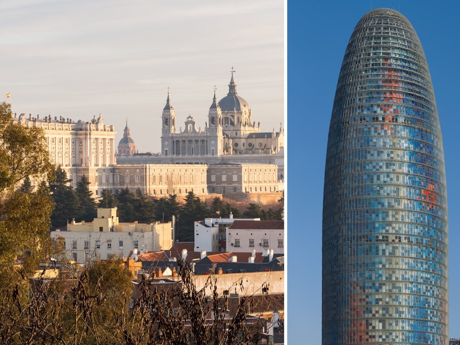 Compara los barrios de Madrid con Barcelona: equivalencia de Lavapiés, Sol, Chamberí...