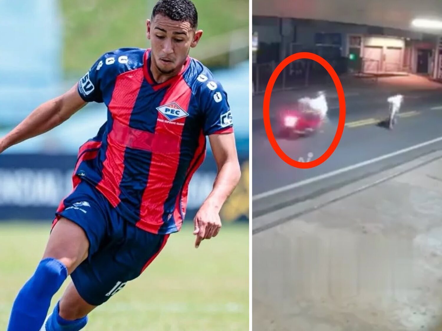 Brutales imágenes: graban la muerte del futbolista Antony Ylano en plena calle