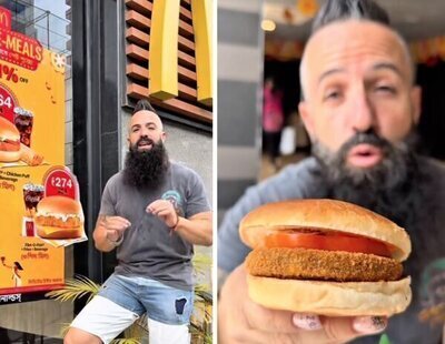Un español visita McDonald's en la India y sorprende: "Es el más raro que he probado"