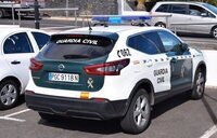 Detenido un guardia civil con 120 kilos de cocaína dentro del coche patrulla en Bilbao