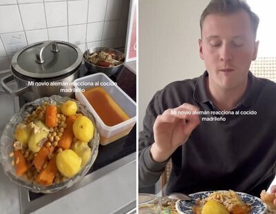 Un alemán prueba el cocido madrileño por primera vez: su reacción impacta