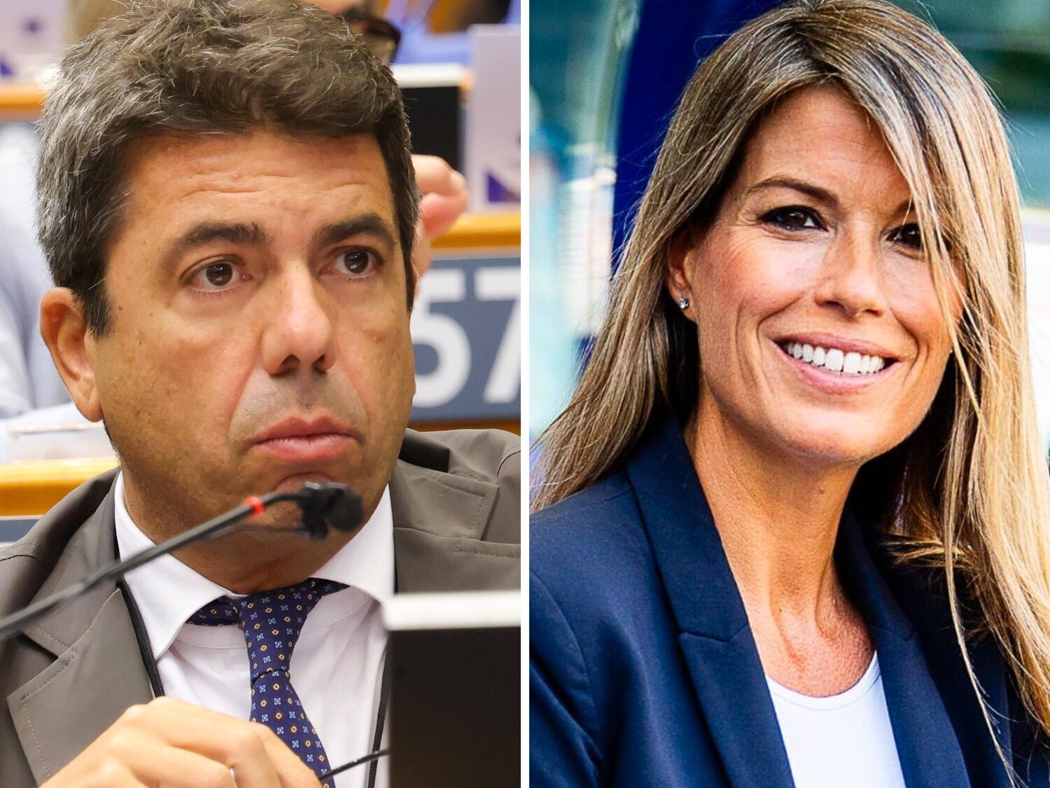 Sale a luz un inesperado detalle de Carlos Mazón y Maribel Vilaplana dentro del parking