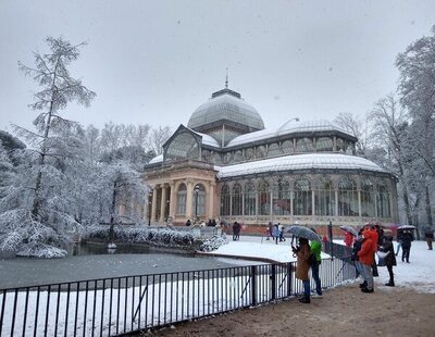 Nieve en Madrid: el Ayuntamiento cierra todos estos parques por riesgo de desprendimientos