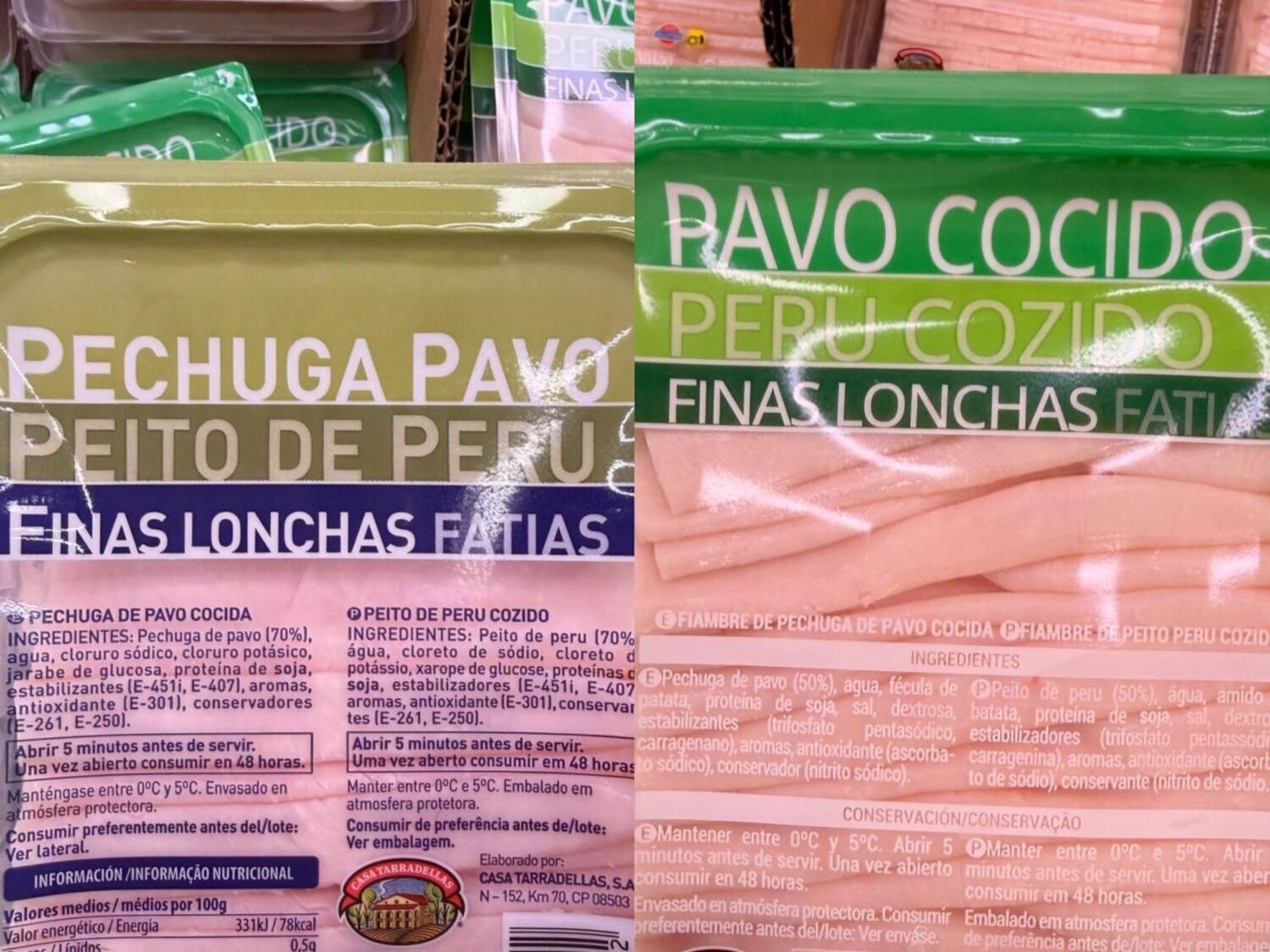 El nuevo pavo de Mercadona desata críticas: cambio de formato y peor calidad