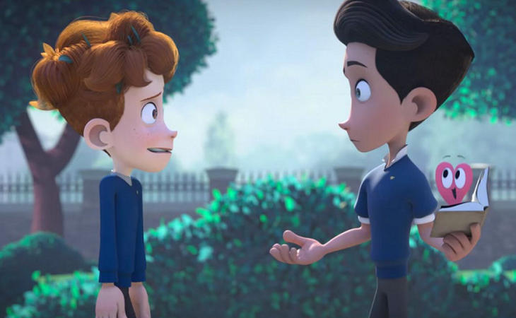 Una de las escenas de 'In a Heartbeat'