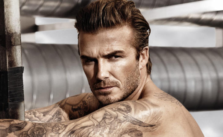 La forma del rostro de David Beckham es casi perfecta